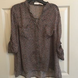 Woman’s sheer blouse